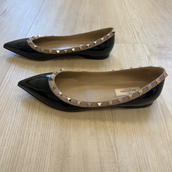Valentino rockstud flats size 37 - Picture 3 of 6